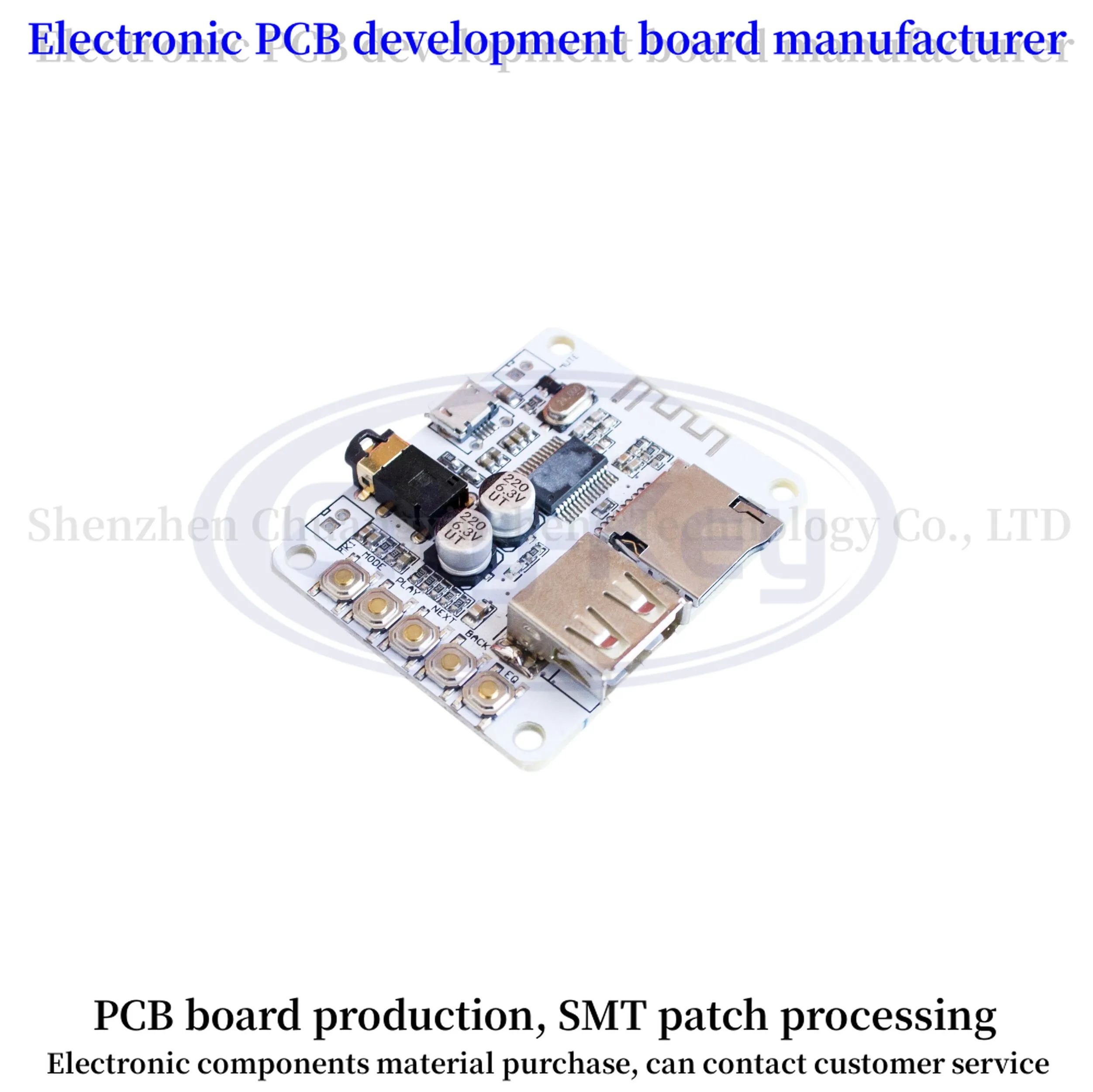 Bluetooth Audio Receiver board with USB TF card Slot decoding playback preamp output A7-004 5V 2.1 Wireless Stereo Music Module