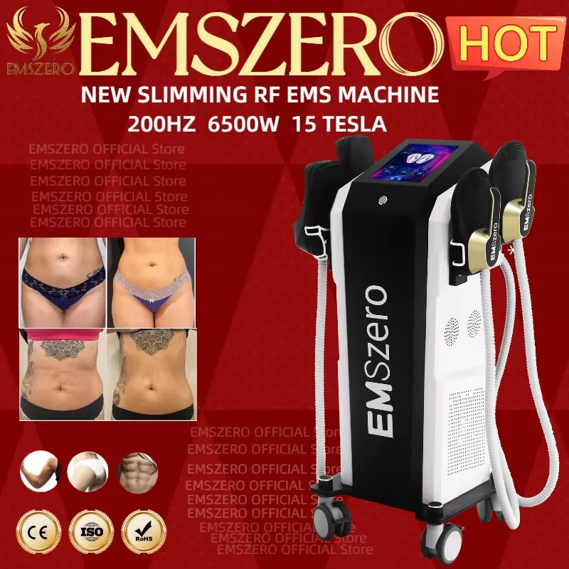 

6500W Neo EMSZERO Fat Removal Body Sculpt Machine EMS Muscle Stimulation Slimming Device For Salon