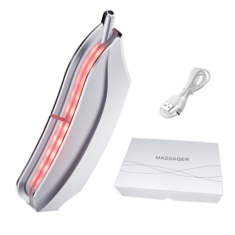Electric Fascia Knife Back Scraping Neck Heating Vibration EMS Microcurrent Body Massager Muscle Relaxation Fascia Scraper Tool