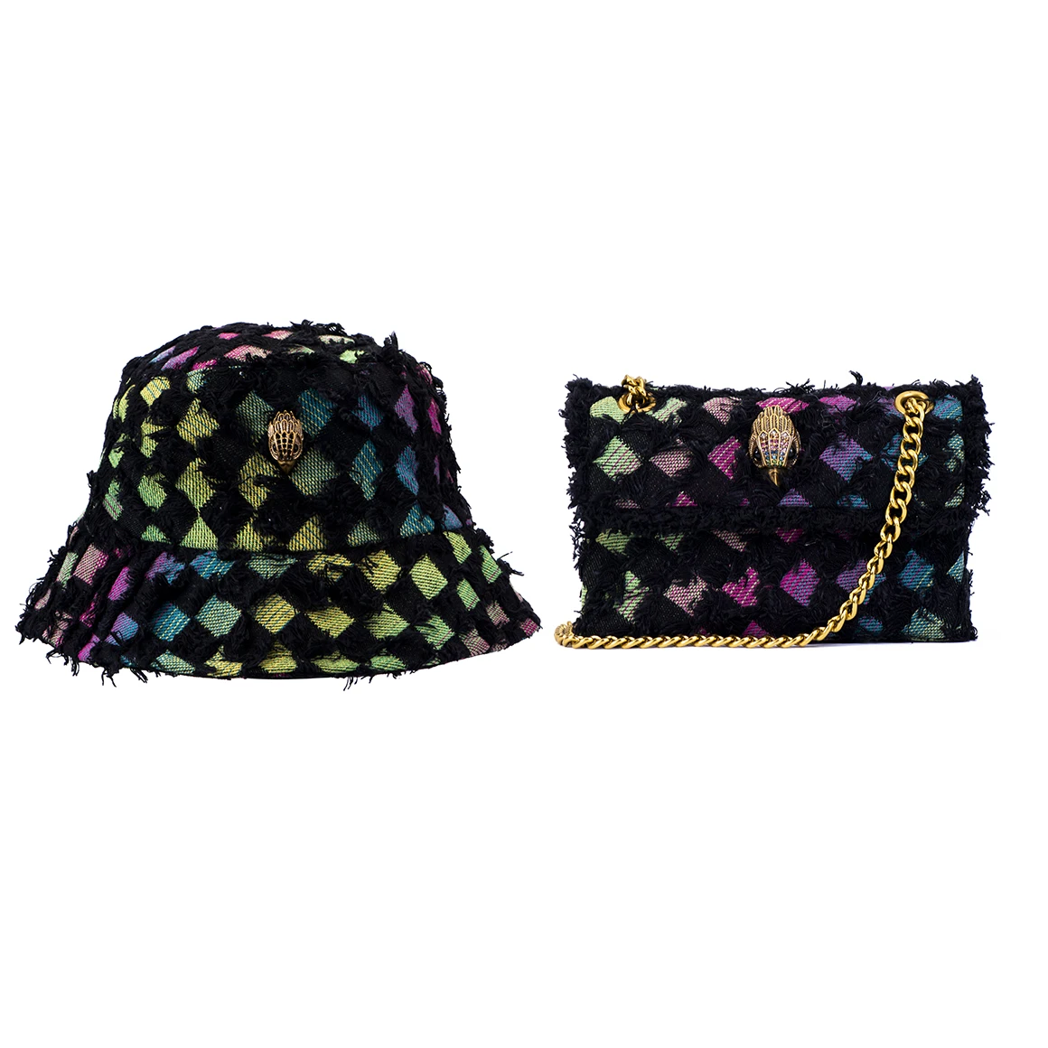 New Colored Woven Hat Diamond Shaped Fashion Hat Argyle Cap