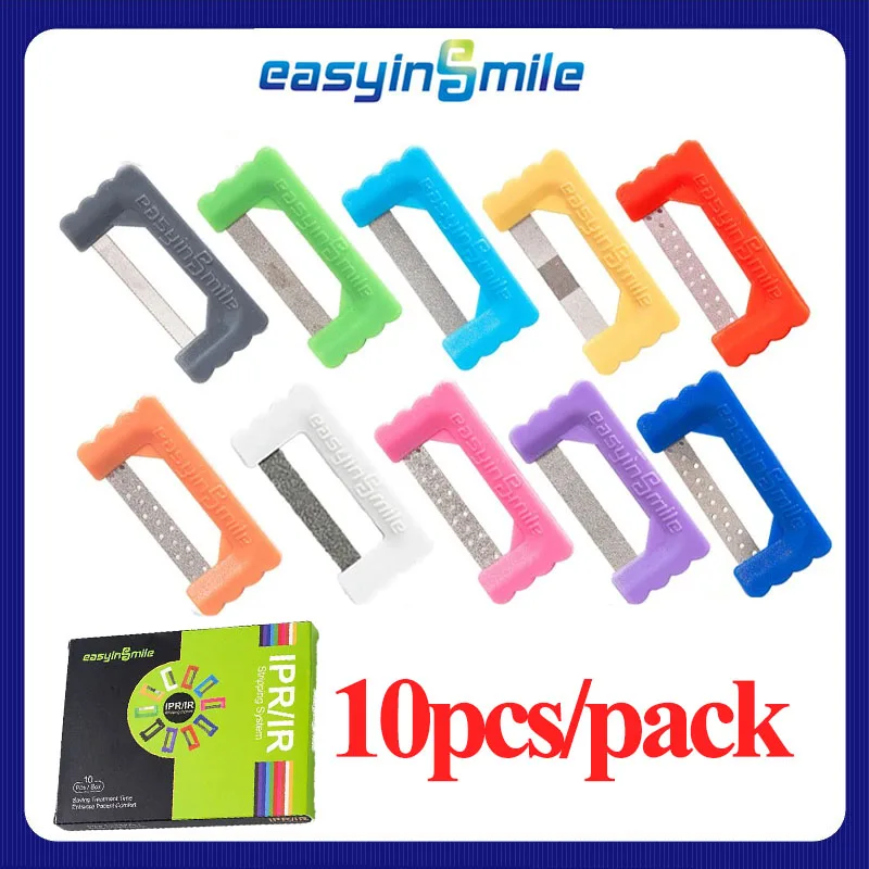 EASYINSMILE Dental Interproximal Relief IR/IPR Kit Orthodontic Reduction Strips Polish Tooth Enamel for Removal&Clean