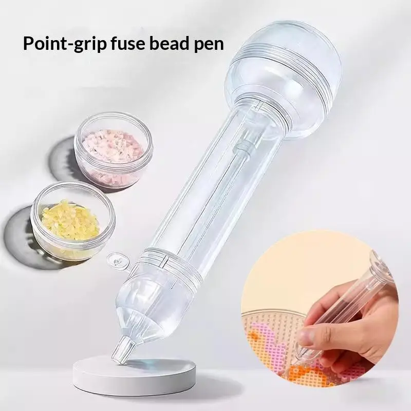 2.6mm Tip Bead Placement Pen Automatic Press Perler Hama Beads Pen DIY Beads Craft Projects Crafts Maker Fuse Beads Pen Kids