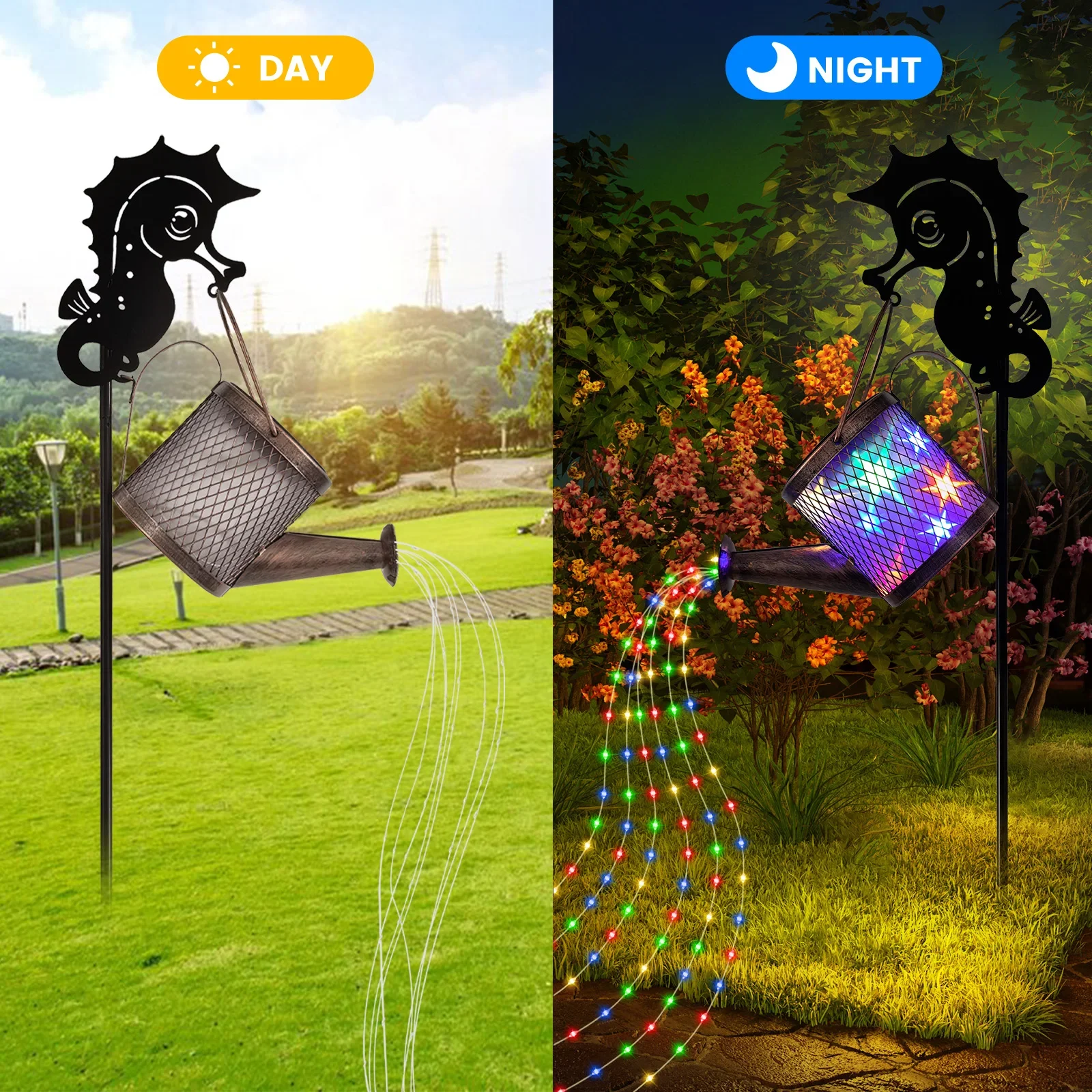 태양 물을 수 빛 야외 방수 샤워 빛 홈 외부 산책로 정원 파티오 장식에 대 한 장식 태양 조명