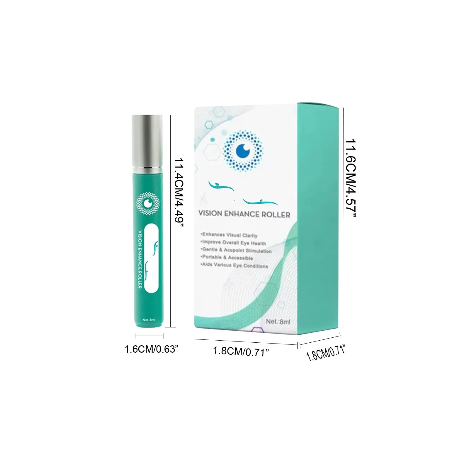 Eye Edema Relieve Vision Myopia Treatment Eye Care Patch Fatigue Vision Enhance Roller Improve Eye Relieve Focus On Eye Health