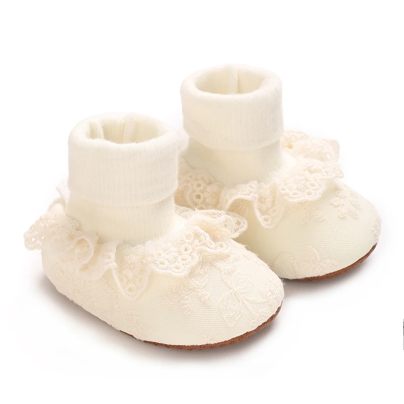 Cute Spring and Autumn Girl Baby Socks 0-18M Newborn Baby Bow Socks Baby Socks Anti slip Soft Cotton Floor Socks Shoes