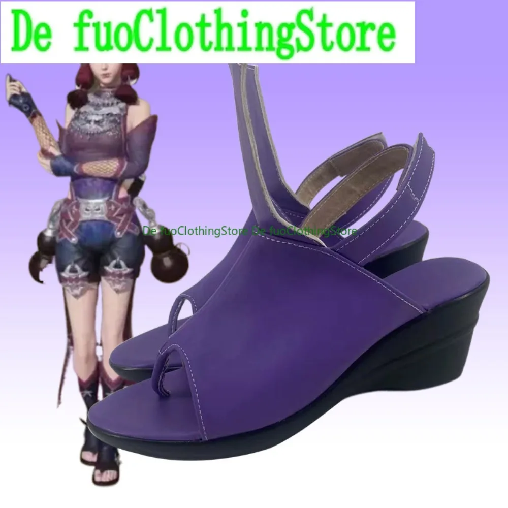 

DefuoClothing Tangshen Chime Cosplay Shoes Anime Game Role-playing Halloween Costumes Props Shoes Boots