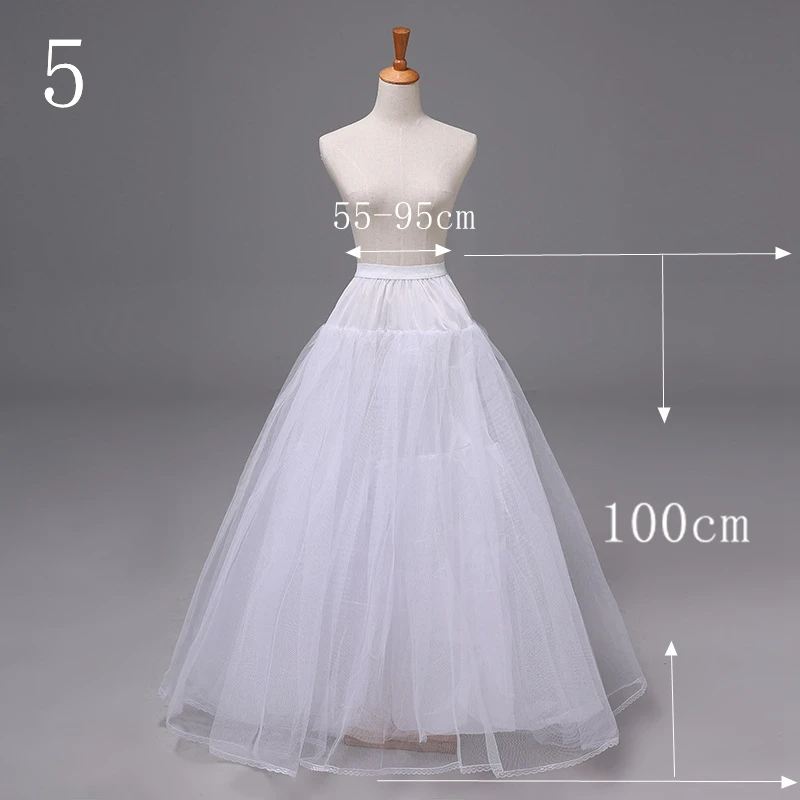 Hot Sell Many Styles Bridal Wedding Petticoat Hoop Crinoline Prom Underskirt Fancy Skirt Slip