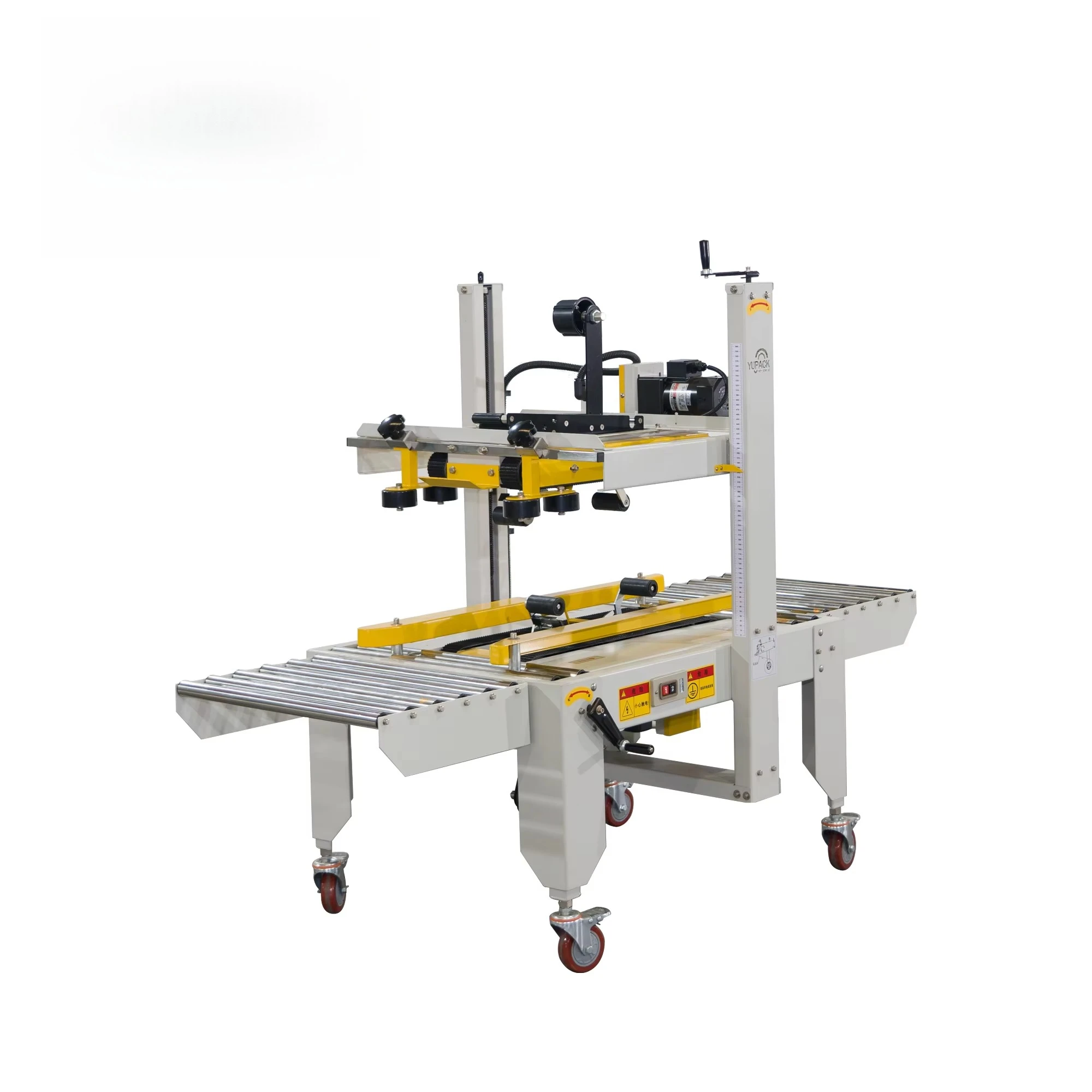 

Heavy Duty Semi Automatic Carton Sealing Machine Case Sealer With Left And Right Drive