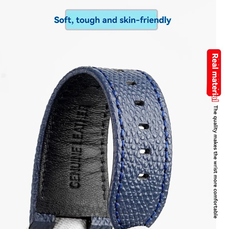 لتيسو PRX T137.407 حزام جلد البقر للرجال 1853 PRX Super Player T 137410   ر 137427   واجهة معدنية حزام ساعة سريع التحرير