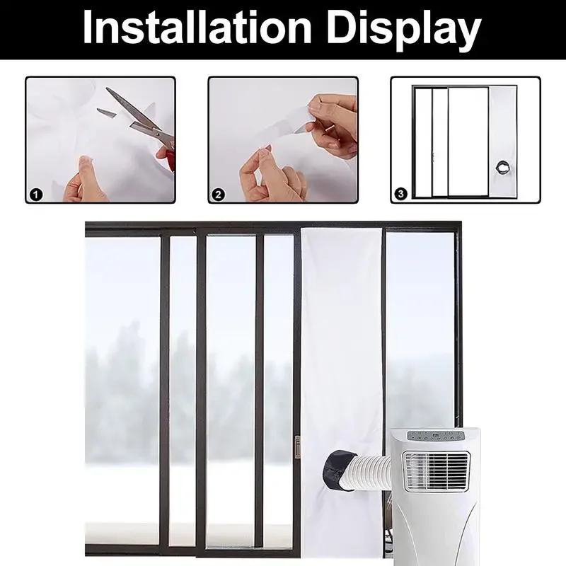2M/3M Universal Window Seal for Portable Air Conditioner and Tumble Dryer 2M/3M Window Sealing for Portable AC and Dryer Tumble