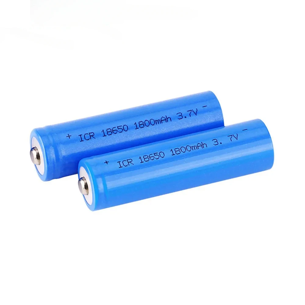 2 sztuki 18650 3.7V akumulator 1200mah 1500mah 2000mah 2200mah 2600mah 3400mah spiczasta bateria litowa do latarek