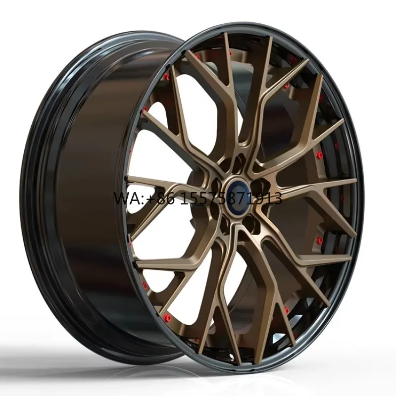 

TUV JWL Certified Forged 2-Piece Wheels 22 Inch 5x114.3 Aftermarket Rims For Luxury Vehicles