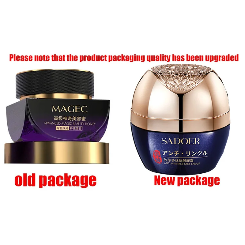 Instant Anti Wrinkle Cream Korean Face Cream Facial Whitening Cream Moisturizing Fades Fine Lines Lifting Firming Brighten Skin