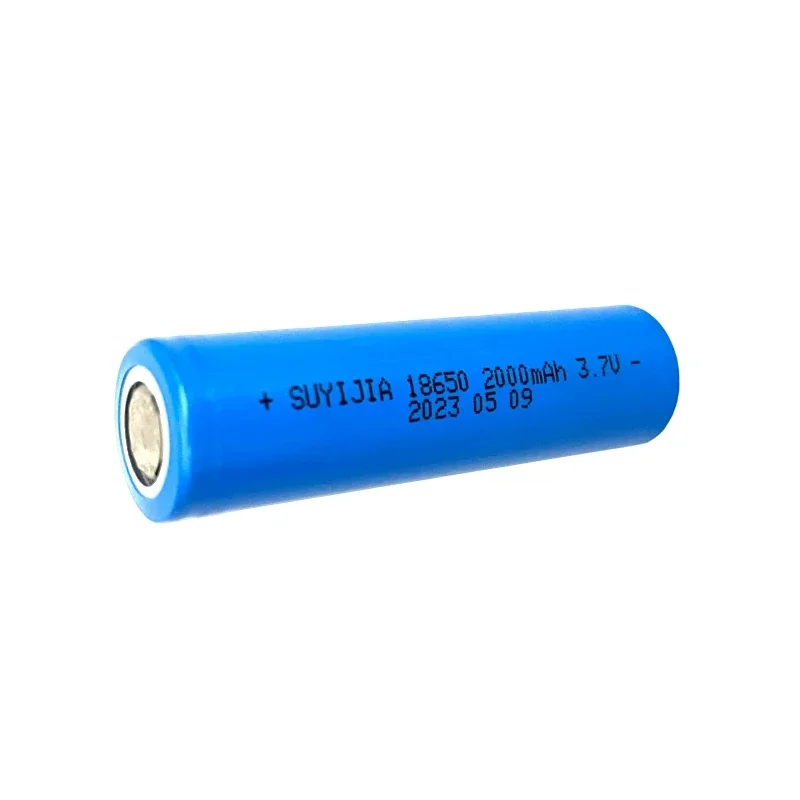 2023 New 18650 3.7V 2000mAh Li-ion Rechargeable Batteries for Strong Light Flashlight Headlight Mobile Phone/medical Equipment