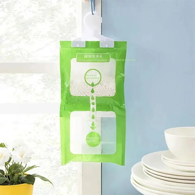 Hanging Dehumidification Bag Transparent Visible Moisture Dryer Home Wardrobe Anti-mildew and Anti-moisture Anti-rheumatism