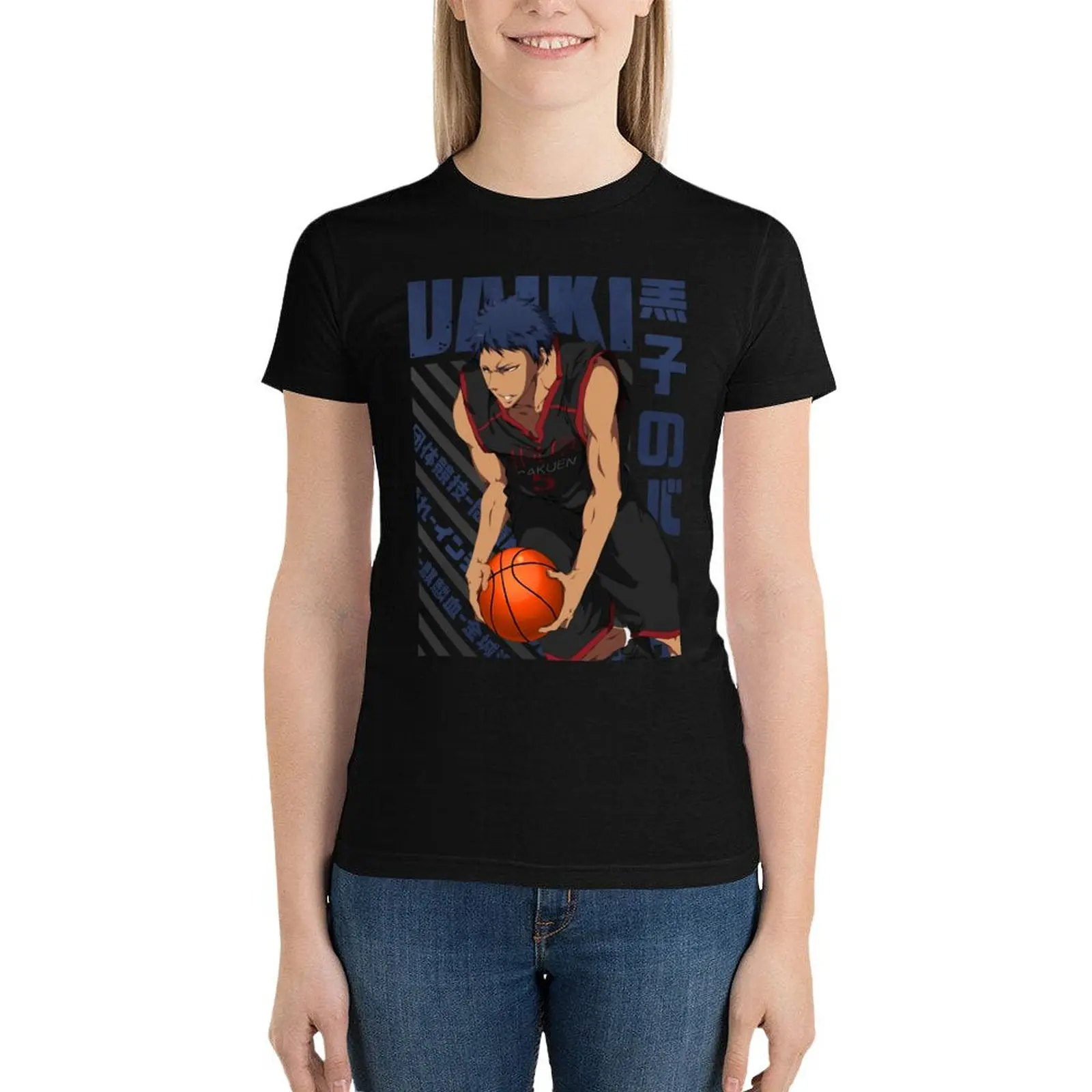 Kuroko no Basket - Daiki Aomine T-Shirt female tops clothes for woman