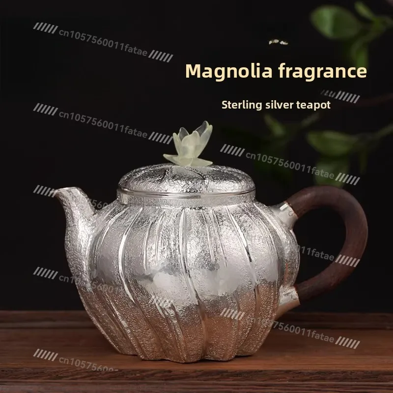 

Magnolia Fragrant Sterling Silver Teapot, Birthday Gift