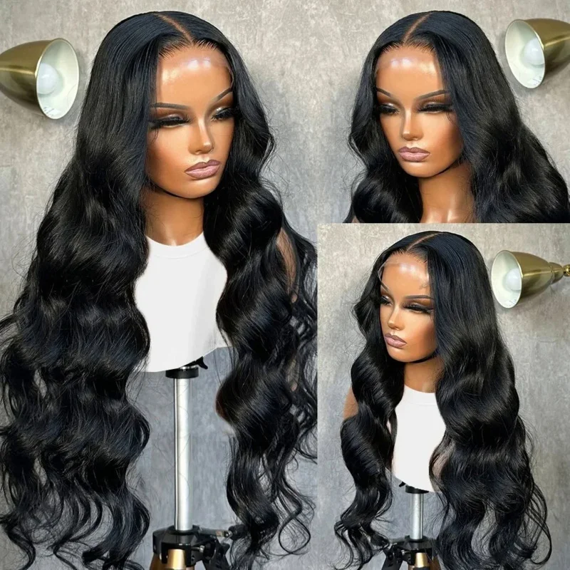 Perruque Lace Front Wig Body Wave Brésilienne Naturelle, Cheveux Humains, 13x4, 13x6, HD, pour Femme