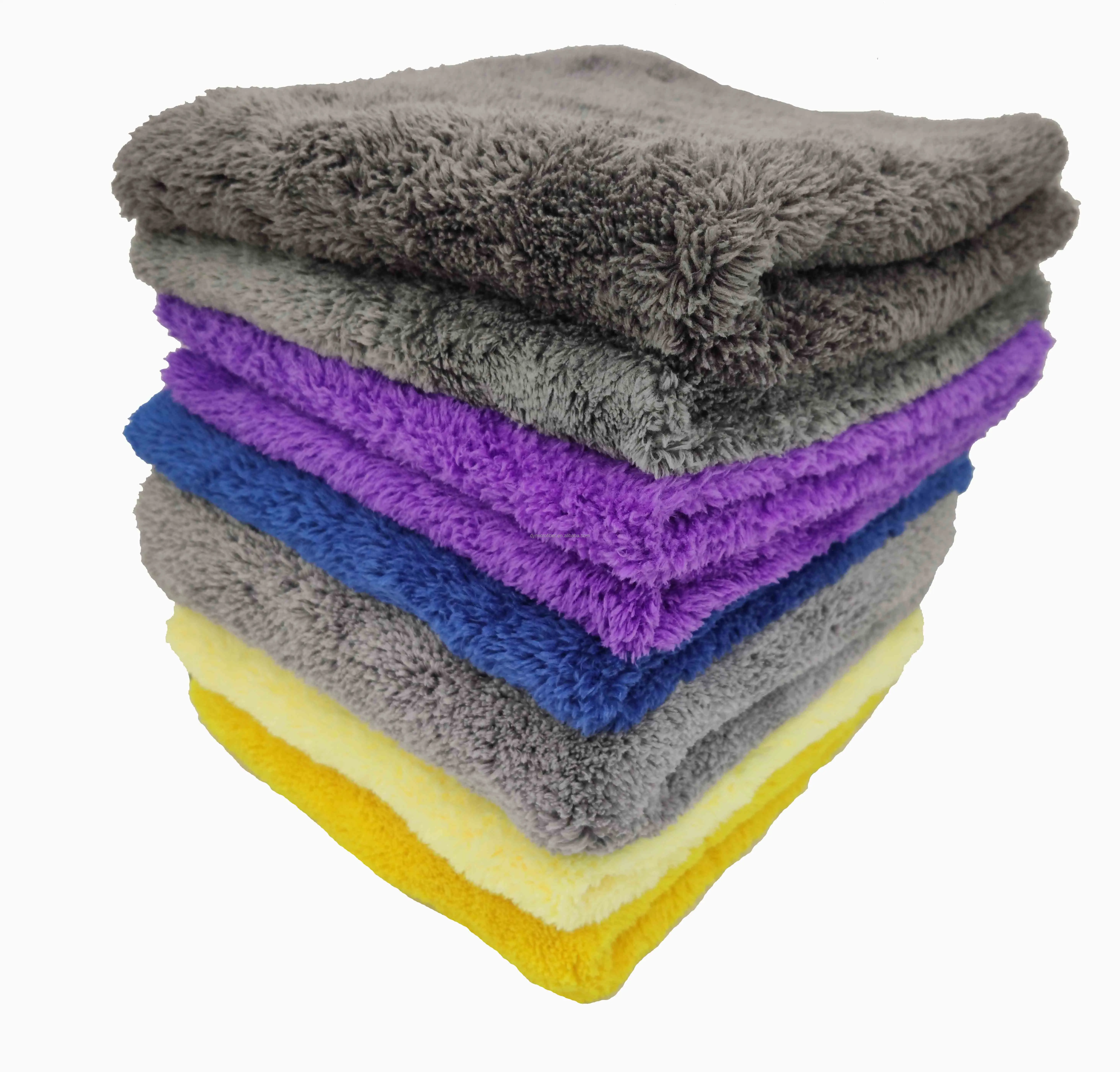 Afbeelding 7: Microfiber absorberend koraalfleece auto wasstraat schoonmaakdoekje doek aangepast formaat 40 * 40