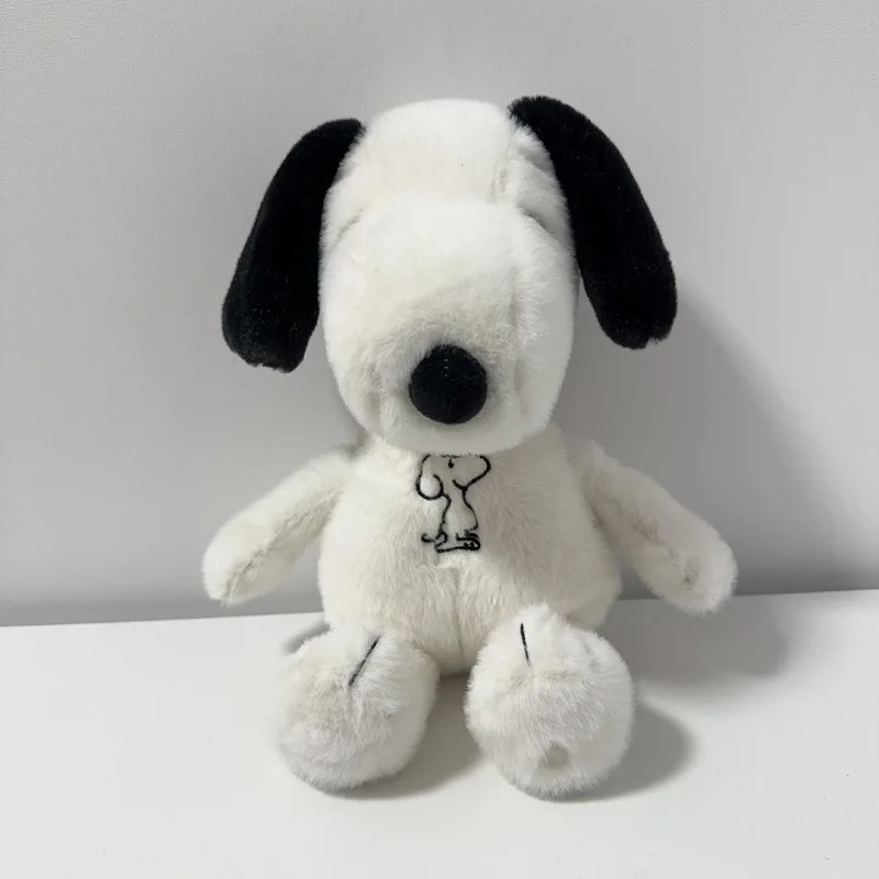 

Baby Breathing Soothing Snoopy white dog Plush Doll Sleeping Companion Music and Light Doll Sensory Stuffed Toy Kids Gifts