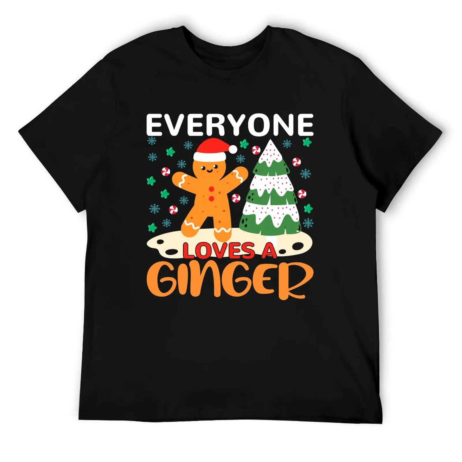 

Everyone Loves Gringer Cookie Merry Christmas Gift For Family And Friends T-Shirt anime t shirts oversize T-Shirt