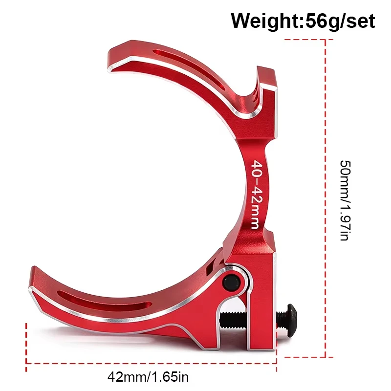 40‑42MM Aluminum RC Motor Cooling Fan Heatsink Holder Bracket for 4268 4274 4068 4076 4082 Brushless Motor Upgrade Spare Parts