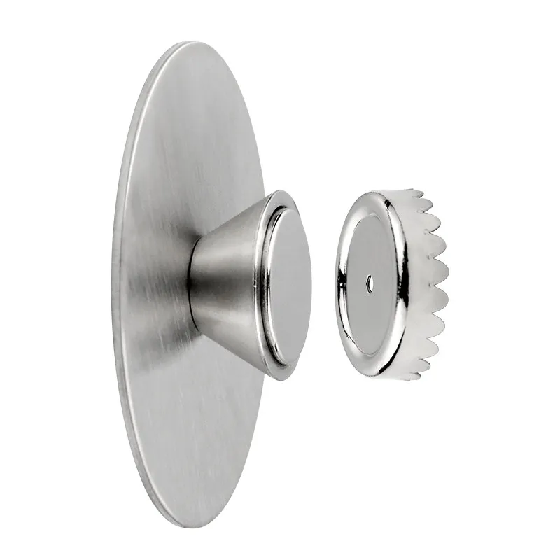 

304 Stainless Steel Soap Rack Without Punching Holes, Bathroom Wall-mounted Soap Rack, Magnetic Soap Rack 2 Pcs