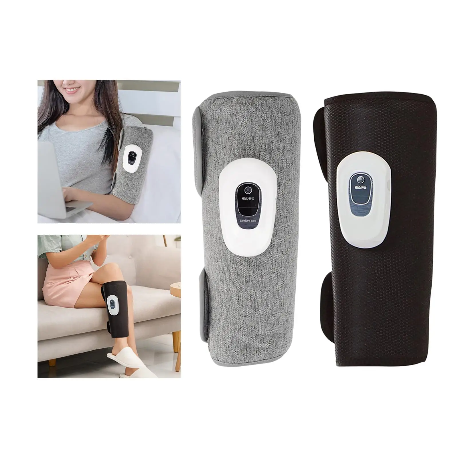 Leg Compression Massager Calf Massager Cordless Arm Portable Professional Comfortable Foot and Calf Massage Leg Calf Massager