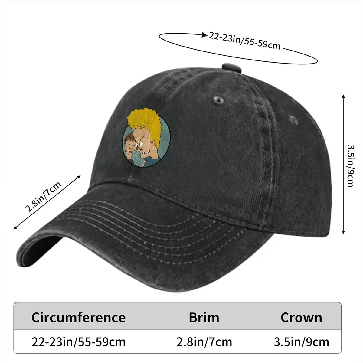 New I Am Cornholio I Need Cartoon  Fan Baseball Caps Peaked Cap Beavis and Butt-Head Sun Shade Hats for Men