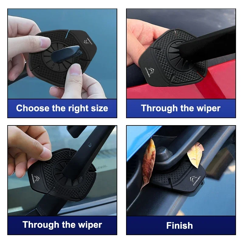 Car Windshield Wiper Protective Cover Dust Wiper Accessories for Citroen C4L DS3 LS DS6 Berlingo Xsara C2 C3 C4 C5 X7 DS4 DS5 C8 - view 6