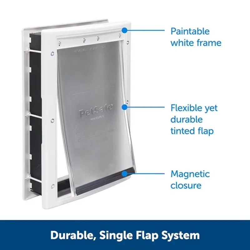 pet door Easy Installation Flap Extra Large Weatherproof Pet Dog Cat Door for Cats Dog