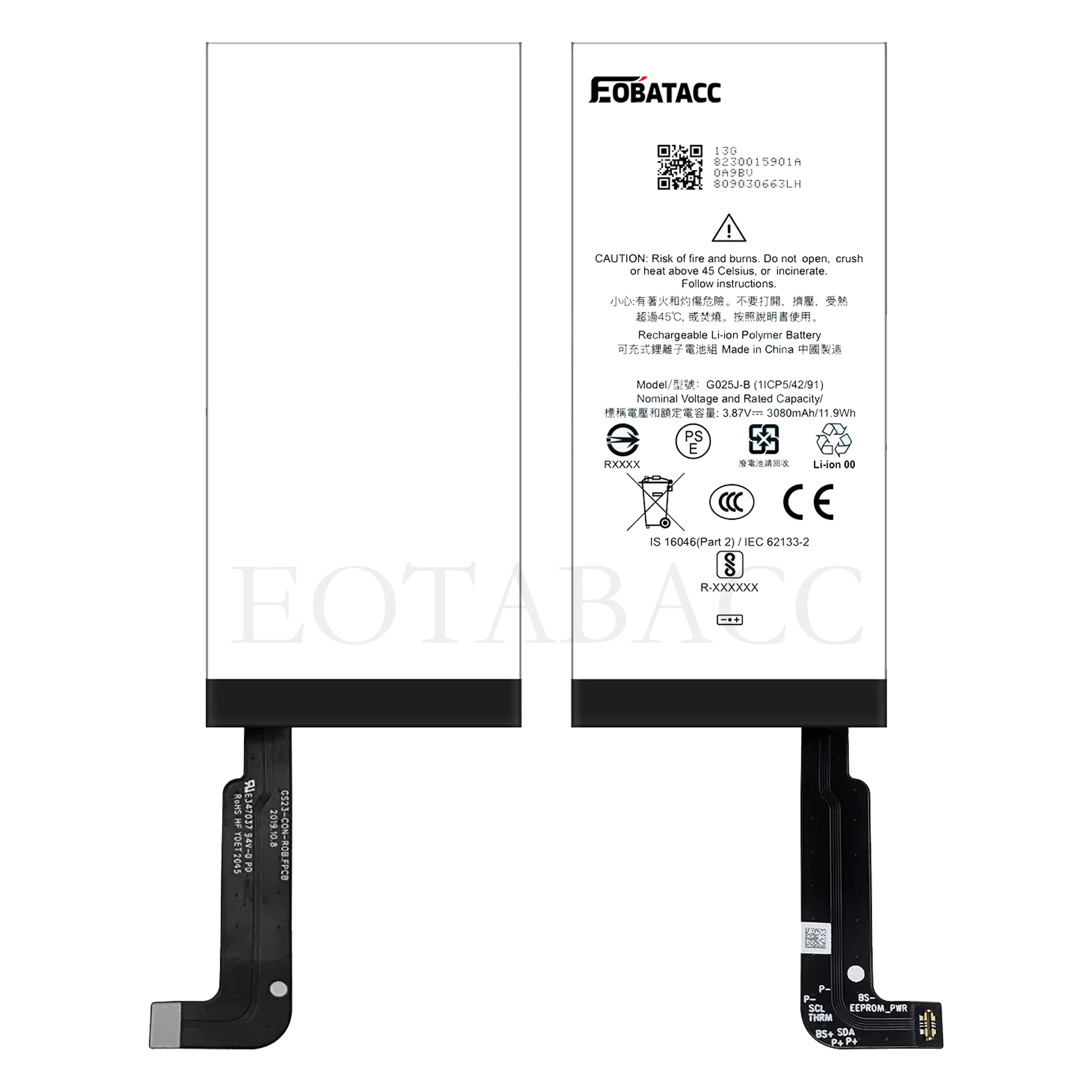 2026 Years EOBATACC New 100% Original Battery G025J-B  For Google  PIXEL 4A  Batteries + Free Tools