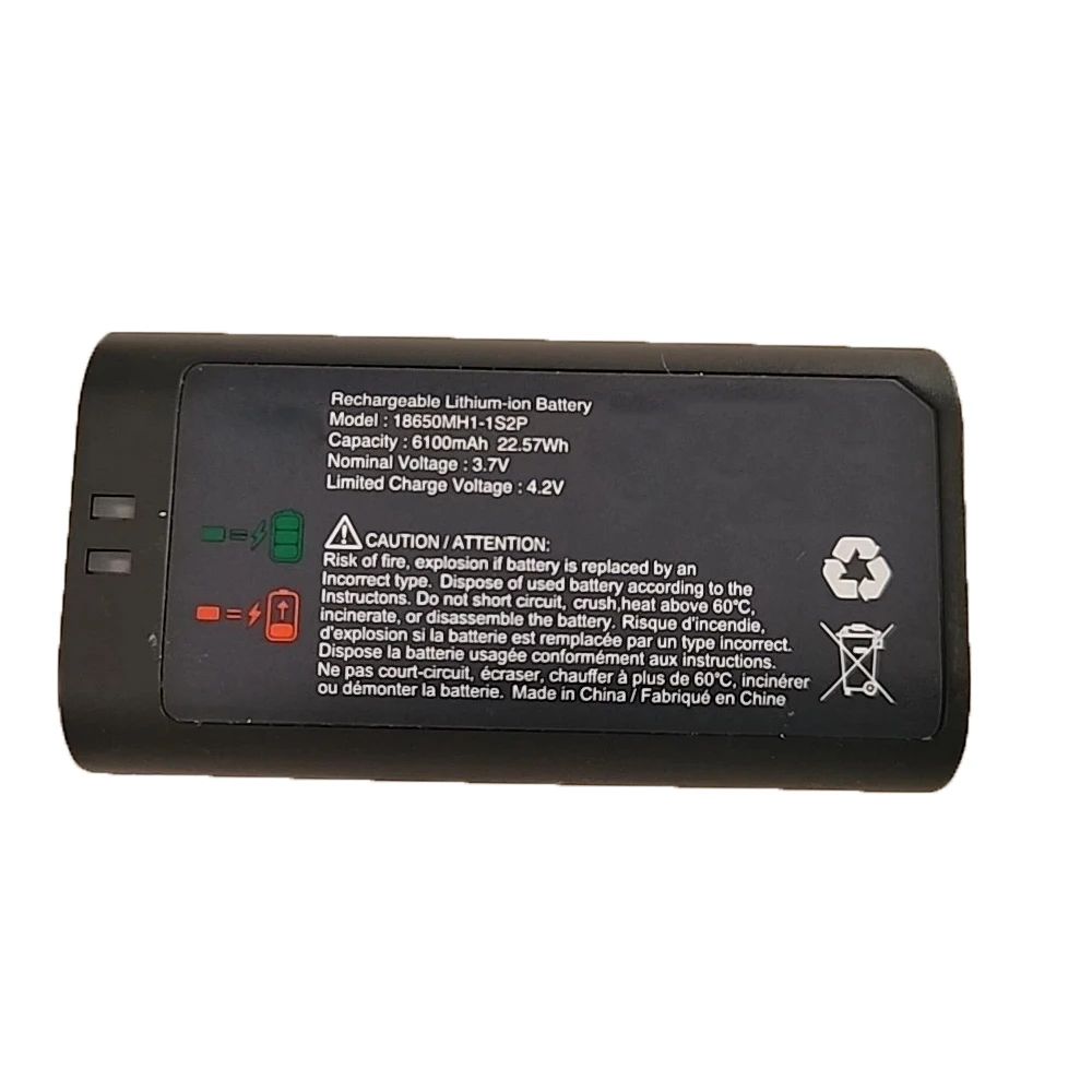 18650MH1-1S2P 3.7V 6100mah 22.57Wh Replacement Battery For myQ Smart Garage Video Keypad Alarm System