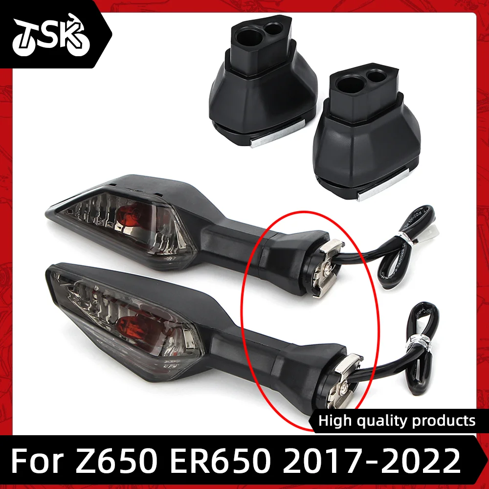 2024 Motorcycle Turn Signal Adapter Support Handle For KAWASAKI Z125 Z250 Z300 Z400 Z650 Z900 NINJA 125 250 300 400 650 1000 ZX