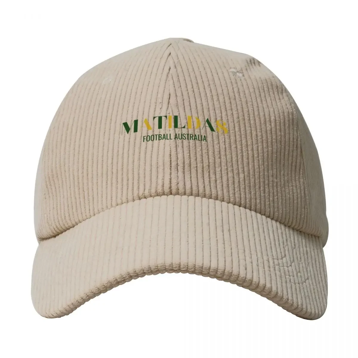 MATILDAS. Football Australia. Summer 2023 Corduroy Baseball Cap Ball Cap Cosplay foam party Hat Women's 2024 Men's