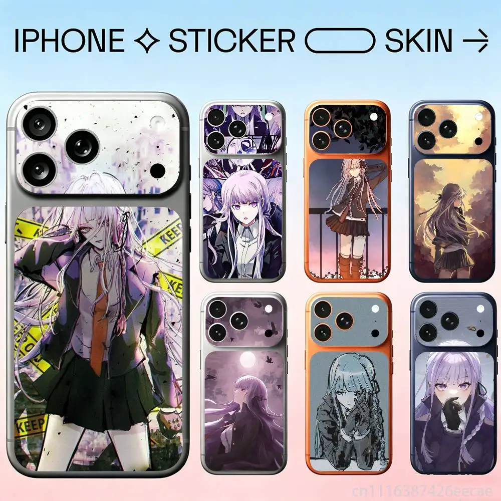 Kyoko Kirigiri D-Danganronpa For iPhone 17Pro,17Pro Max Battry Back Cover with Camera Decal Skin Rear Protective Sticker Film