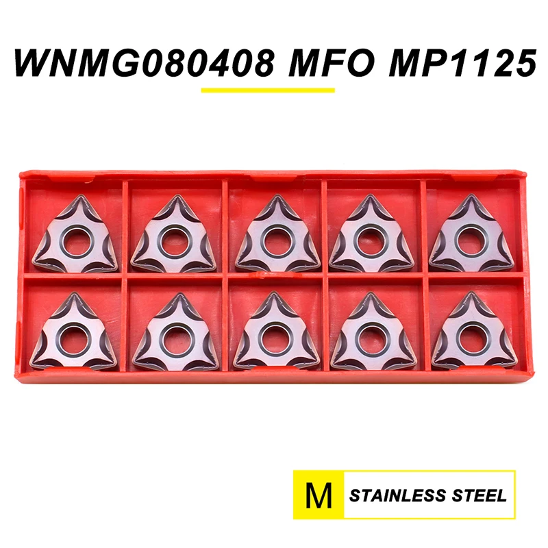 WNMG080408 MFO MP1125 كربيد إدراج الخارجية تحول أداة آلة خرط تعمل بالتحكم الرقمي بواسطة الحاسوب WNMG 080408 التنغستن شفرة من الكربيد لالفولاذ المقاوم للصد...