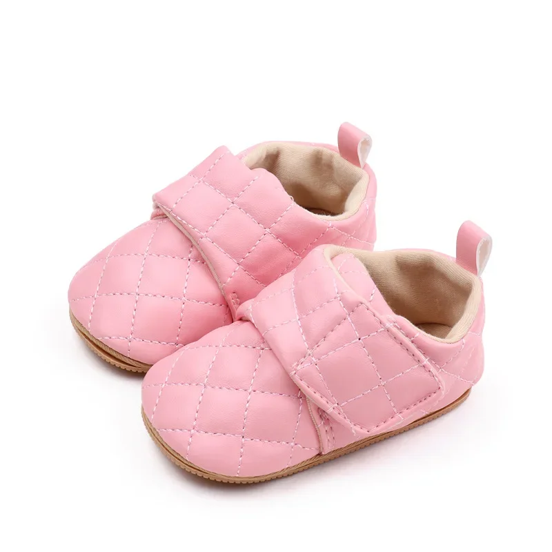 Manufacturer spot comfortable rubber soft sole non-slip baby casual small leather shoes