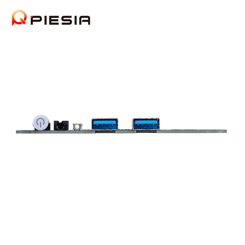 Piesia Intel Core AI Ultra 7 155H 155U 125H 125U Mini placa de PC Industrial Dual Lan 2 * DDR5 96GB 2 * HD/tipo-c X86 NUC placa base
