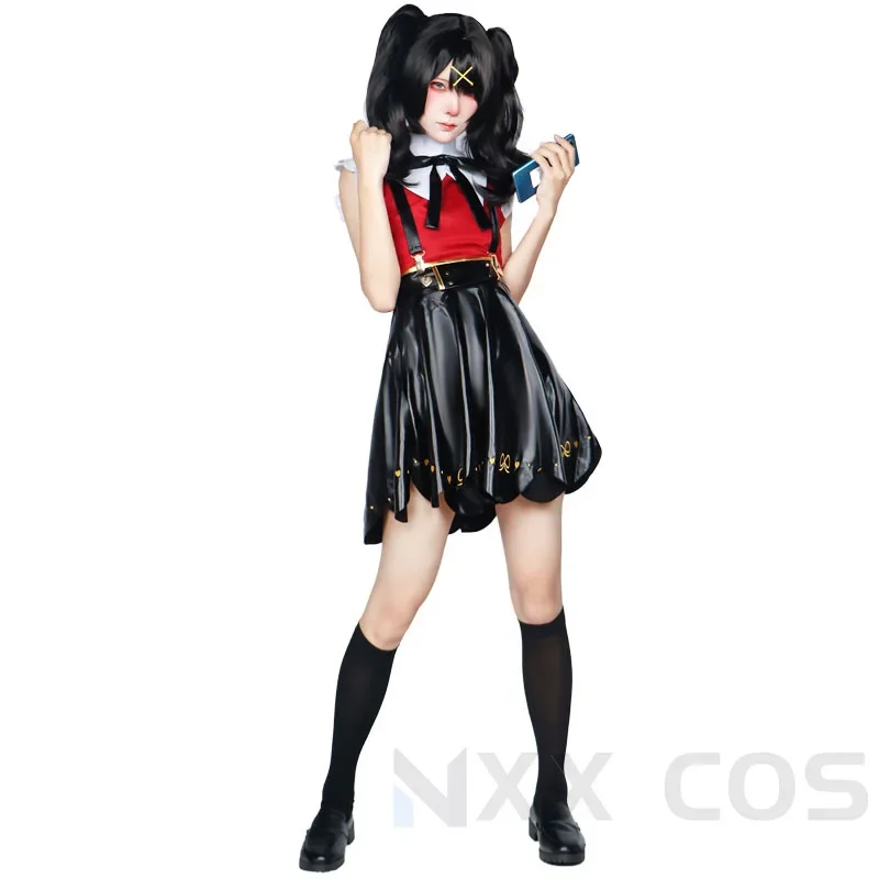 Game Needy Streamer Overload Ame Ame Ame-chan Cosplay Costume Role Play Comic With Dress Hallowmas Party Wigs Animation Prop