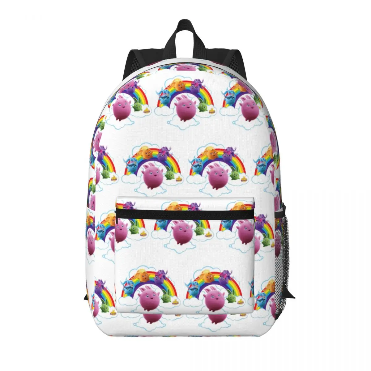 

Sunny Bunnies - Rainbow Bunnies Student Backpack School Bag Hiking Travel Daypack for Boys Girls Bookbag Shoulder Bags