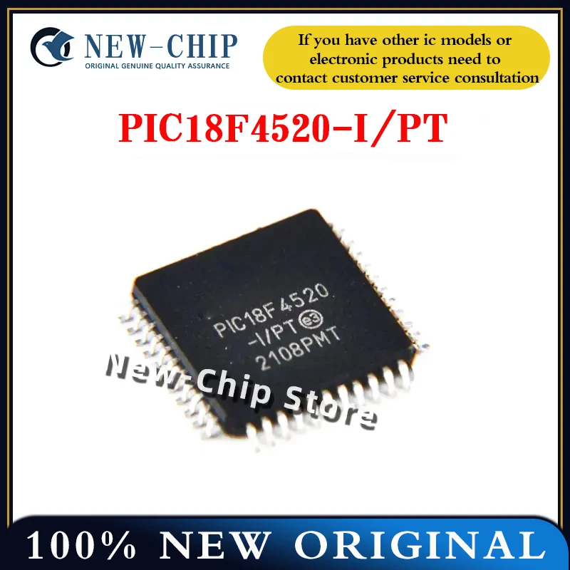 

2-20 шт./лот PIC18F4520-I/PT TQFP44 Новый оригинальный PIC18F4520