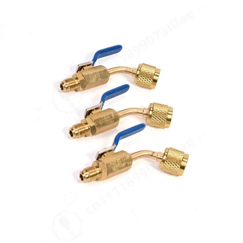 R410A R22 Refrigerant Charging Safety Valve, Ball Valve for Inverter Air Conditioner Refrigeration Repair Tool