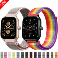 20mm 22mm Nylon Loop Strap For Samsung Galaxy Watch 6/5/4/3 40mm 44mm 5 Pro Huawei Watch GT3-2 Sport Band Amazfit GTS/GTR Correa