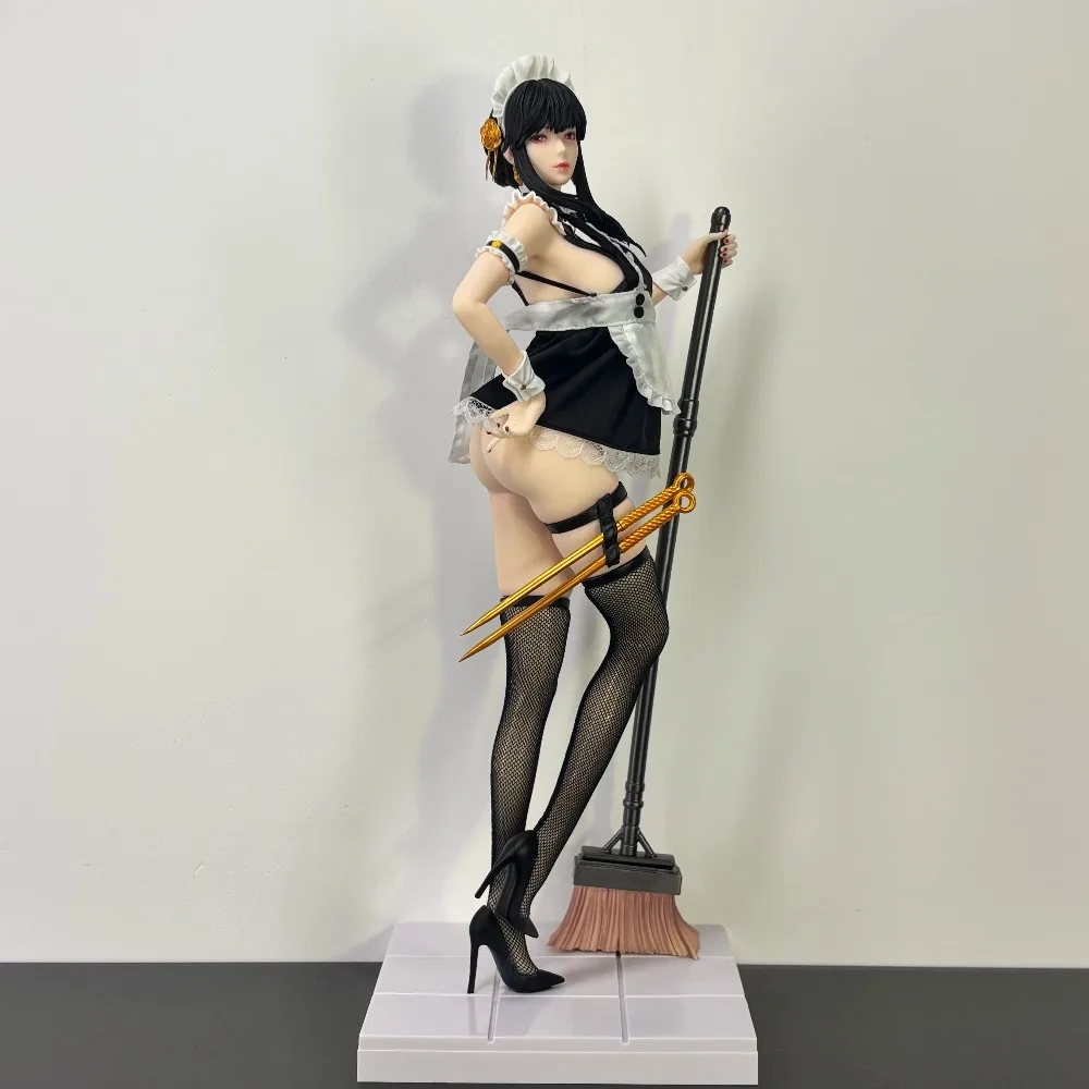 Girls' Frontline G36 Housemaid Gr Cute Doll Chassis Car Ornament Animation Figure Erciyuan Collectible Action Figure for Garage