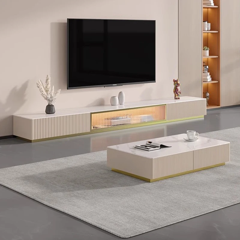 

Modern Entertainment Tv Stands Living Room Mount Console Luxury Nordic Italian Tv Table Center Mueble Salon Blanco Furniture