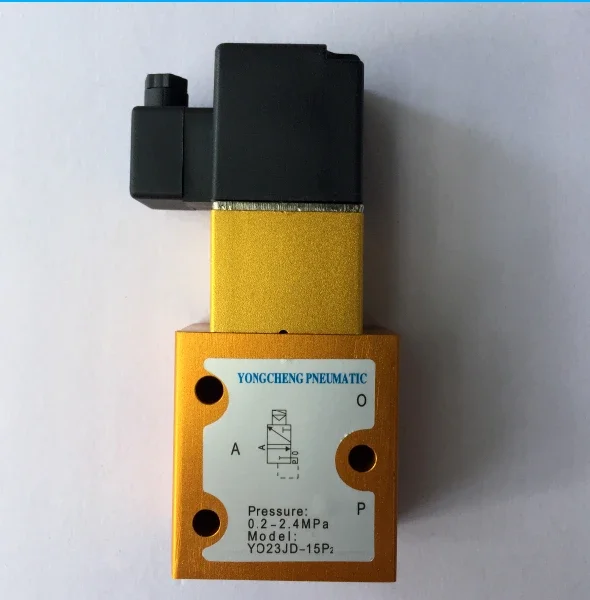 YO23JD-15P2 two three-way high pressure solenoid valve blow valve blow bottle machine accessories