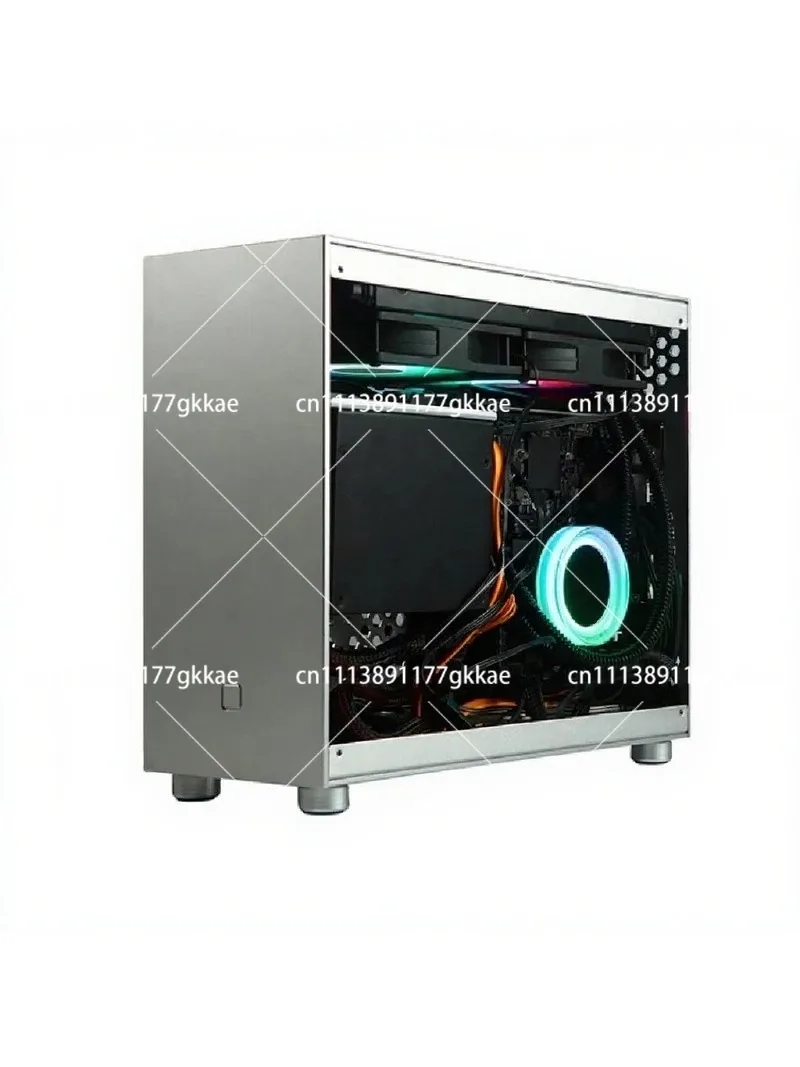 S02 Portable 12L All-Aluminum ITX Gaming Case, Supports SFX Power Supply, 30cm GPU & 240mm Water Cooling