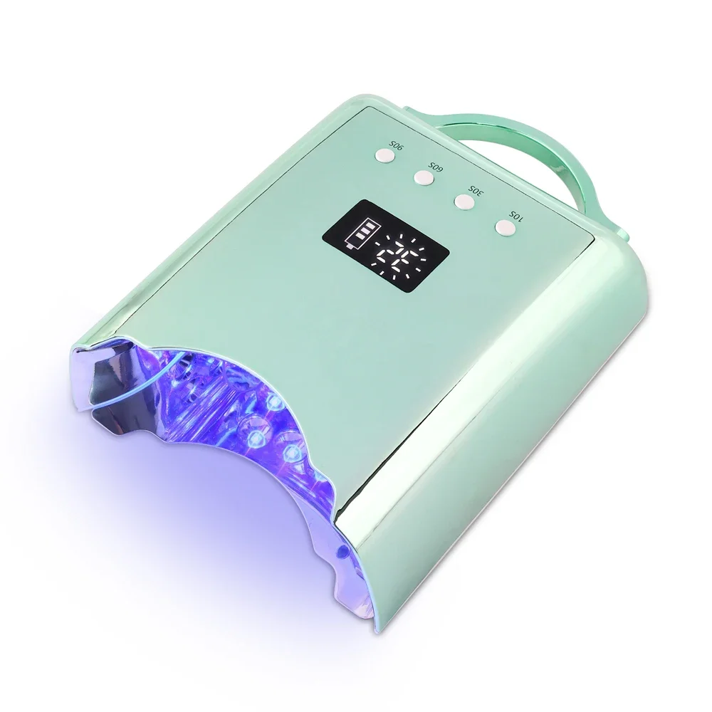 2024 Most Popular 78W Rechargeable Mermaid UV LED Nail Lamp Cordless Nail Dryer Lamp Light For Manicure Salon