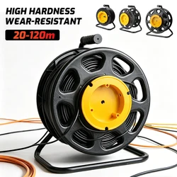 Manual Cable Winding Reel Optical Mobile Fiber Power Signal Line Small Empty Disk Plastic Light Strip Receive Put Winder